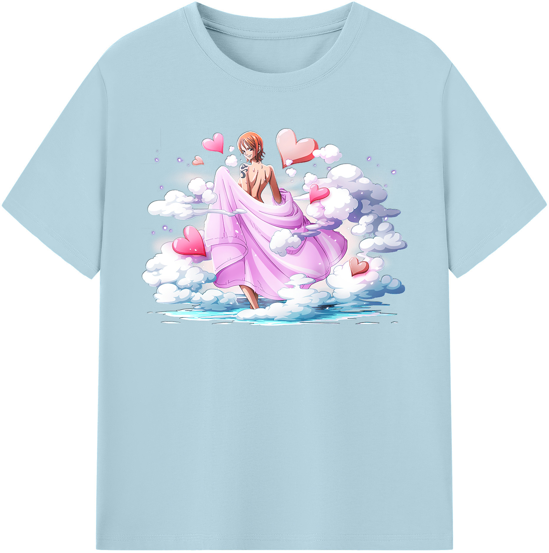 ワンピース ナミ ONE PIECE Nami 綿100％半袖Tシャツ（フロントプリント）